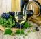 Verres de vin blanc et de vin rouge